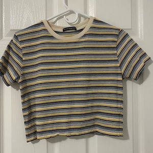 Brandy Melville Striped Crop Top